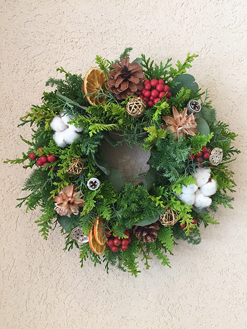 「フレッシュクリスマスリース」