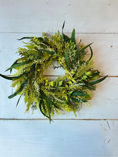 「プリザのグリーンリース」